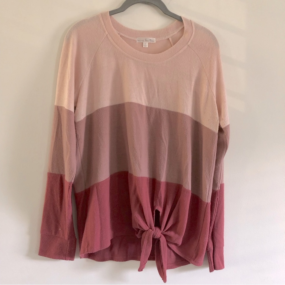 Nine Britton Araya Tie Front Top